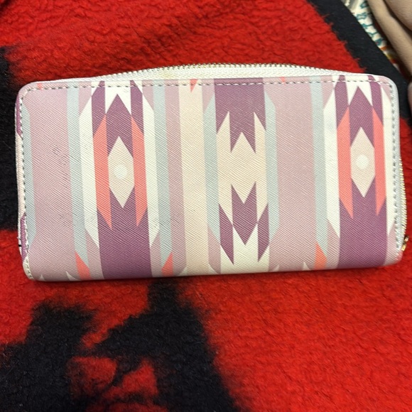 Indian print zip around wallet - Picture 3 of 6